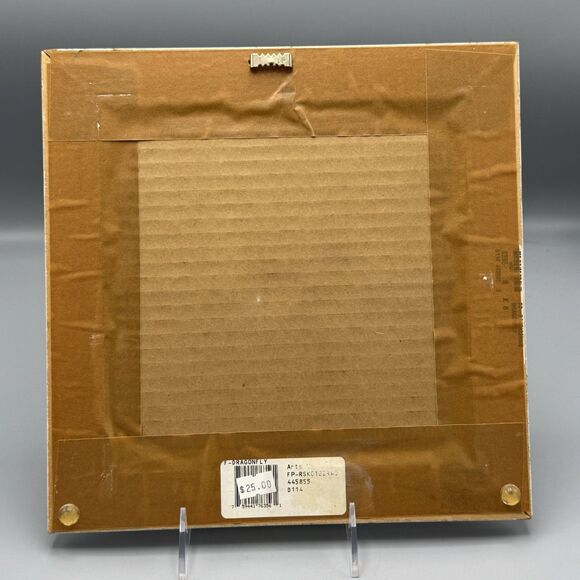 2000 Distressed Square Framed Lila Rose Dragonfly Print Cottagecore Gardens 10.5 - Picture 7 of 7